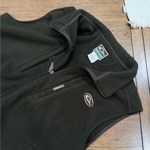 Drake Waterfowl Dark Green Fleece Vest